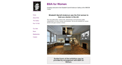 Desktop Screenshot of egaforwomen.org.uk