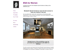 Tablet Screenshot of egaforwomen.org.uk